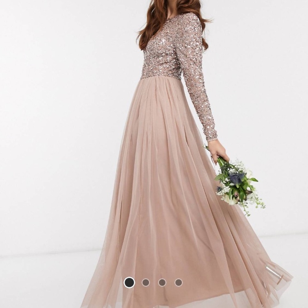 Sequin bridesmaid / prom dress